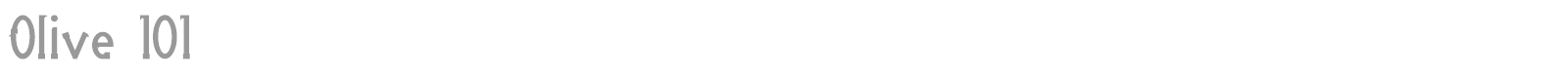 Olive 101 font preview